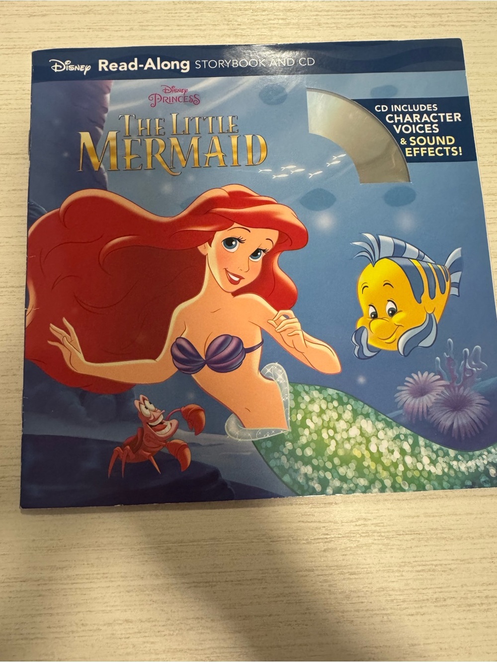 The Little Mermaid read-along book